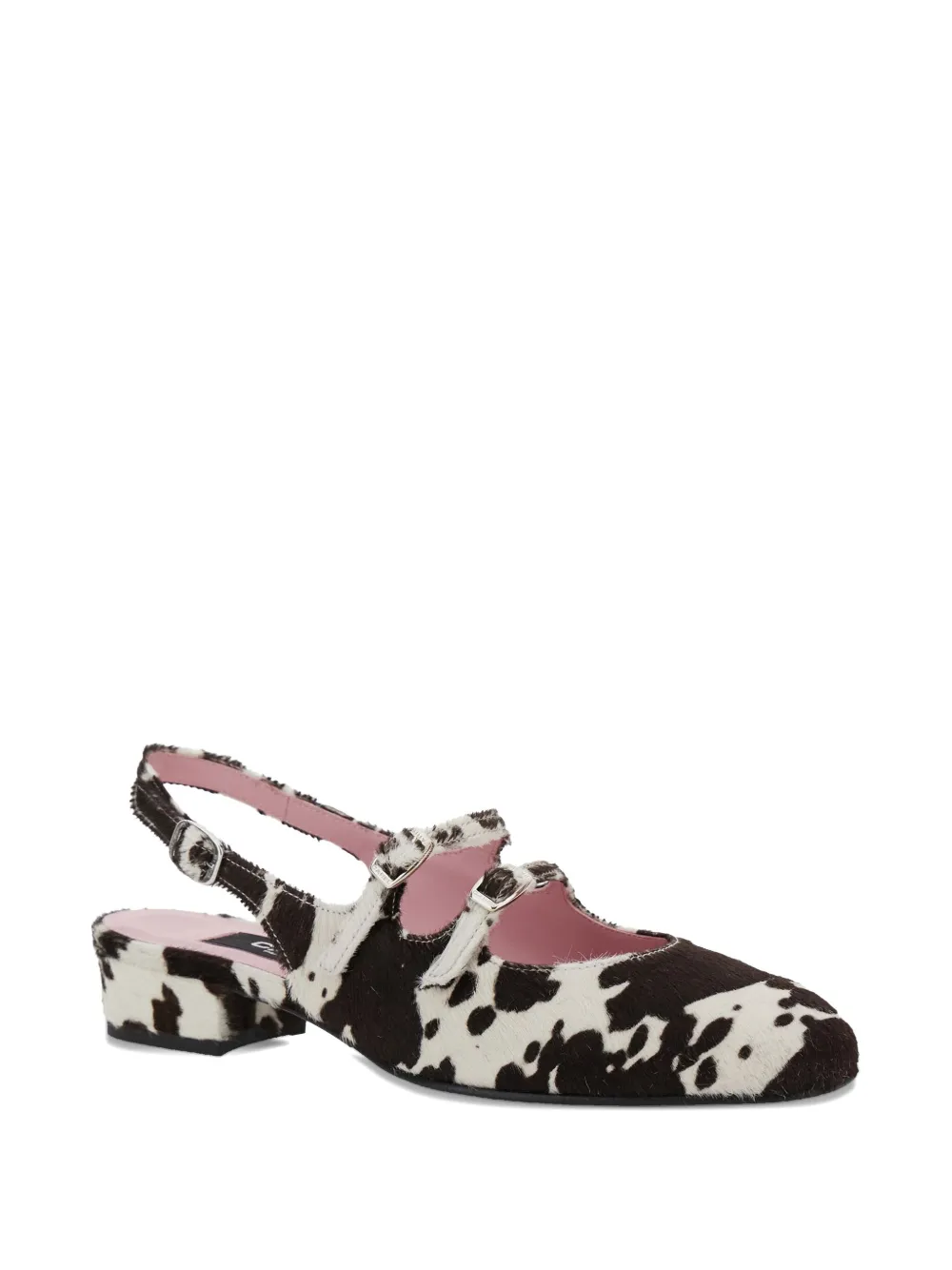 Carel Paris 25mm Peche slingback flats Brown