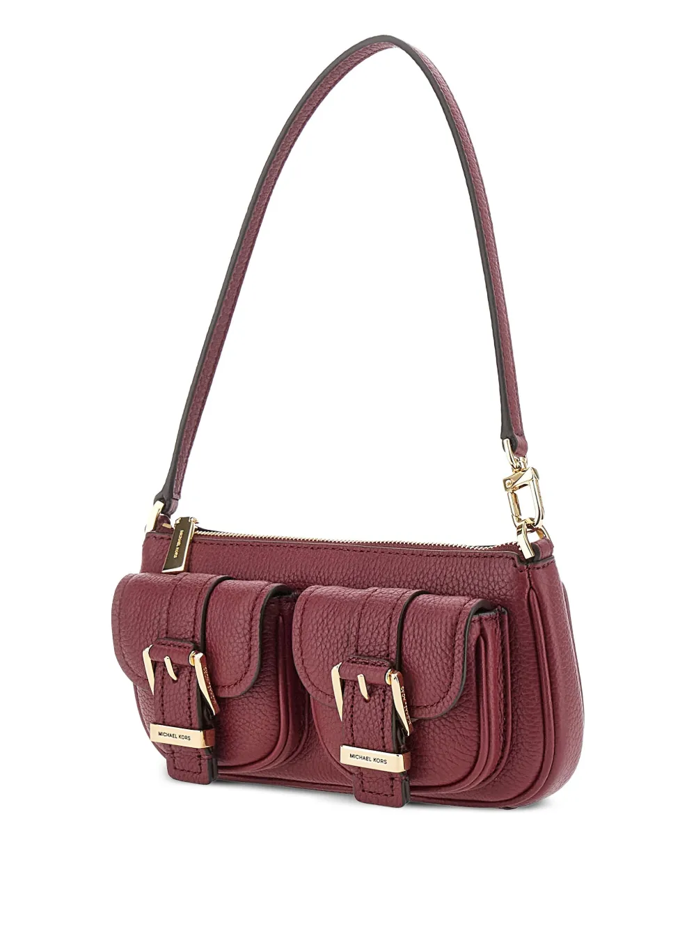 Michael Kors Zoe kleine schoudertas met gespdetail Rood