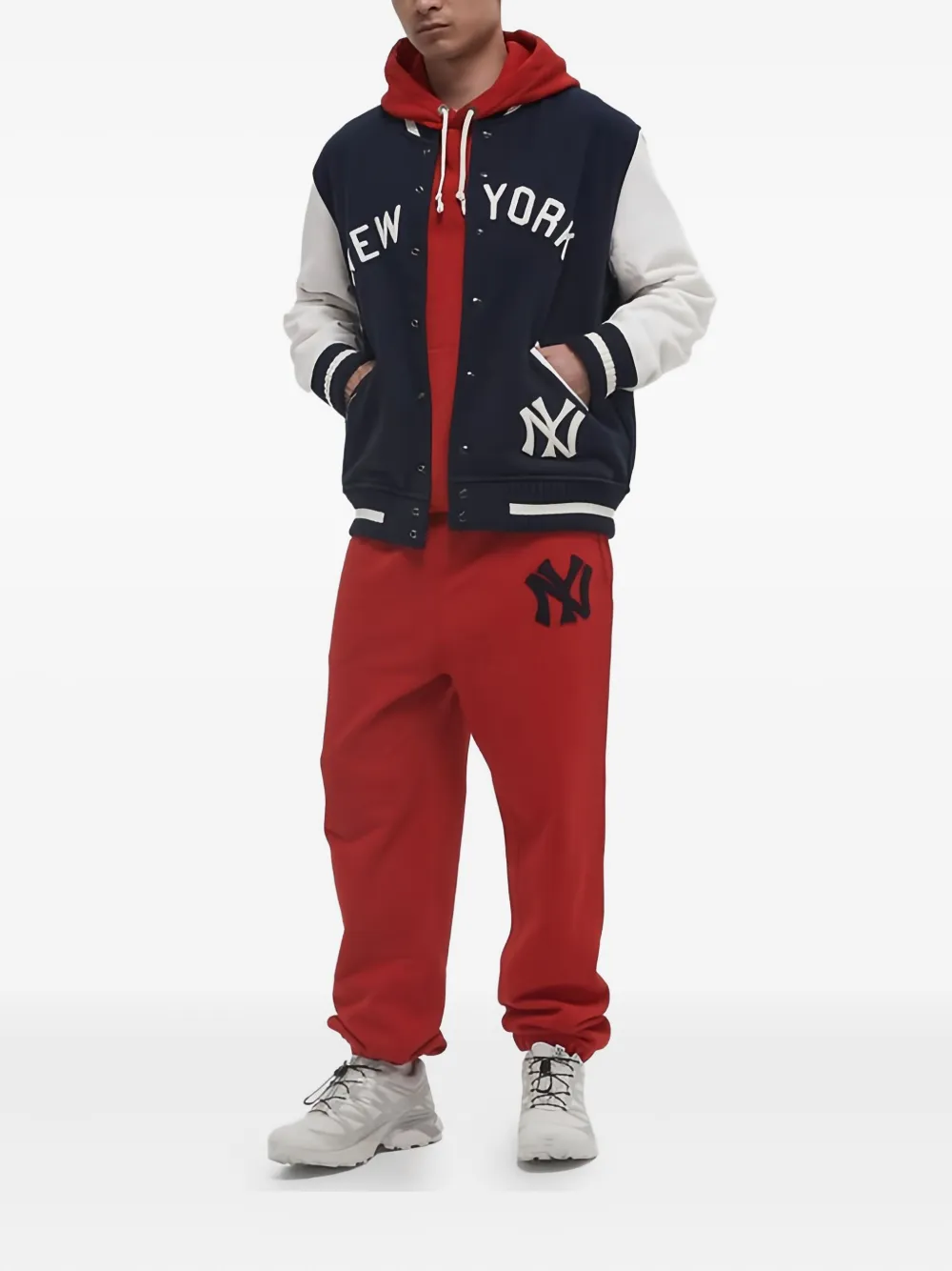 Polo Ralph Lauren Bomberjack met tekst Blauw