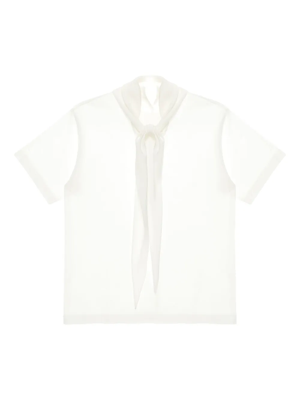 Carven スカーフカラー Tシャツ - ホワイト Carven スカーフカラー Tシャツ - ホワイト