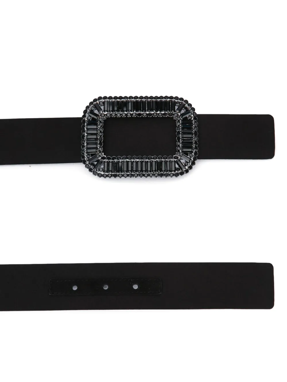 Roger Vivier Pilgrim crystal-embellished buckle belt | Image 2
