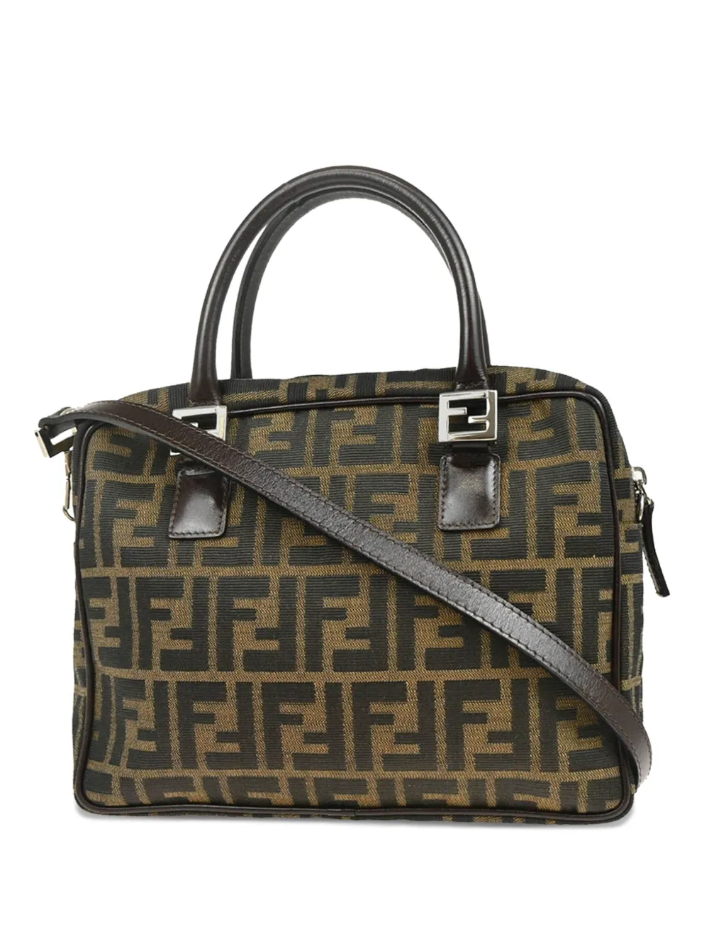 Fendi Pre-Owned 1990-2000s Zucca two-way handbag | Black | Image 1