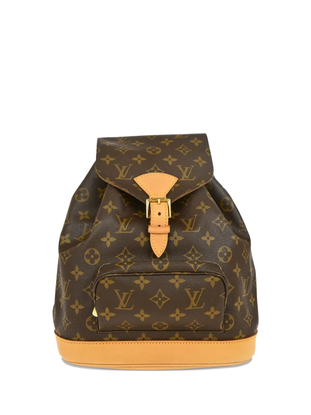 Louis Vuitton Pre-Owned 2001 モノグラム モンスリ バックパック M - ブラウン Louis Vuitton Pre-Owned 2001 モノグラム モンスリ バックパック M - ブラウン