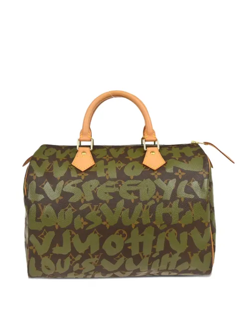 Louis Vuitton Pre-Owned 2001 Graffiti Speedy Handtasche mit Monogramm 30cm