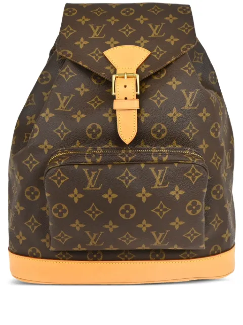 Louis Vuitton Pre-Owned Zaino grande con monogramma Montsouris 1997