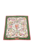 Hermès Pre-Owned 1990s Pierres d'Orient et d'Occident floral scarf - White