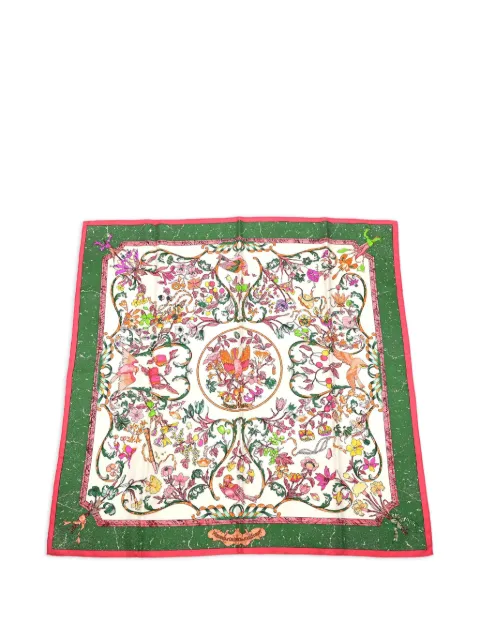 Hermès Pre-Owned 1990s Pierres d'Orient et d'Occident floral scarf