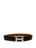 Hermès Pre-Owned 2002 H-buckle reversible belt - Black