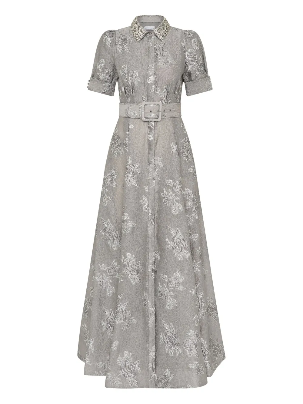 Rebecca Vallance Ruth embellished belted gown | Silver | Image 1