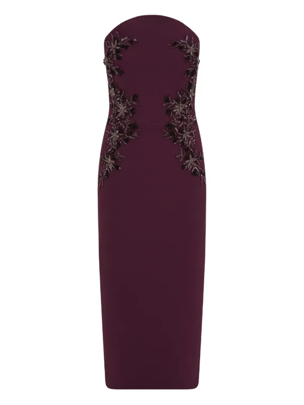 rebecca vallance purple dress Nala Long Sleeve Maxi Dress Rebecca Vallance