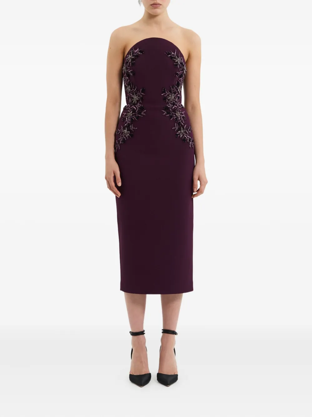Rebecca Vallance Beatrice midi-jurk - Paars