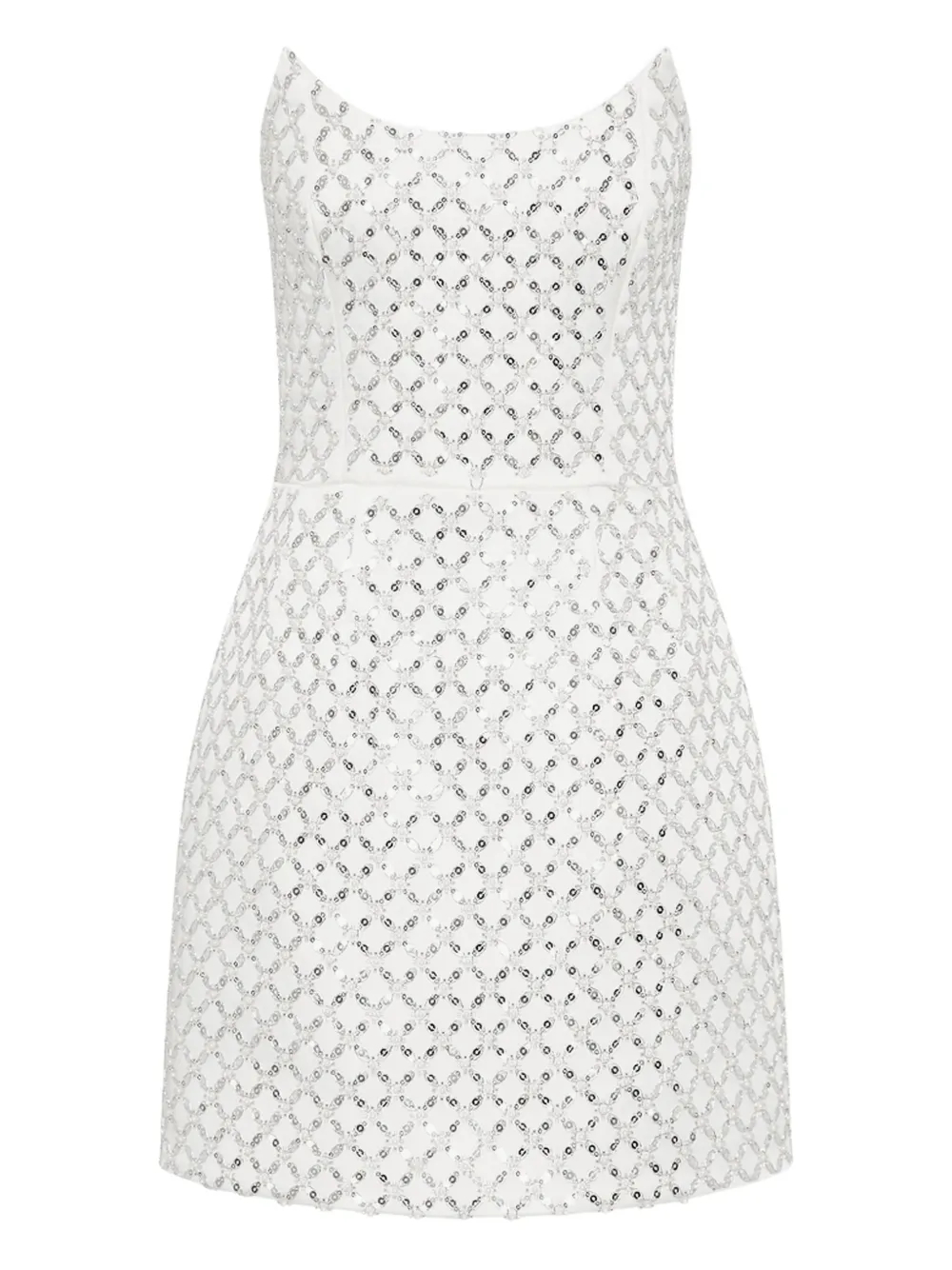 Rebecca Vallance Alix mini dress - ホワイト Rebecca Vallance Alix mini dress - ホワイト