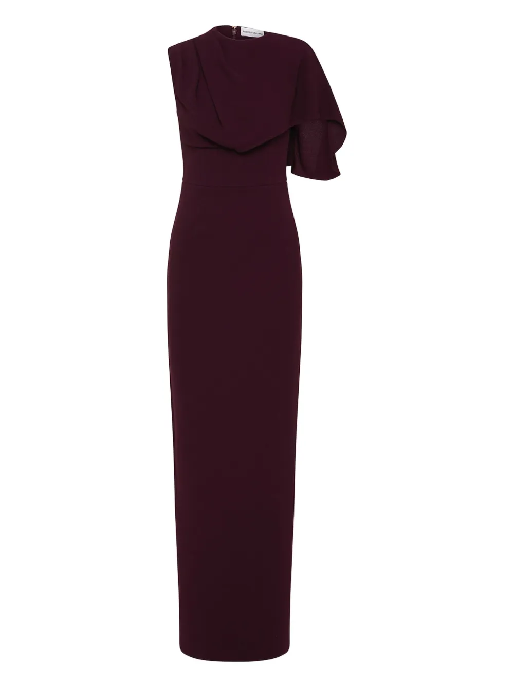 Rebecca Vallance draped cape gown | Purple | Image 1