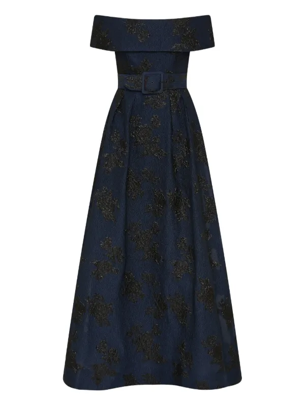Rebecca Vallance Afina Maxi Dress in Blue