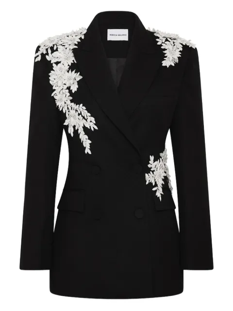 Rebecca Vallance floral-embellishment double-breasted blazer