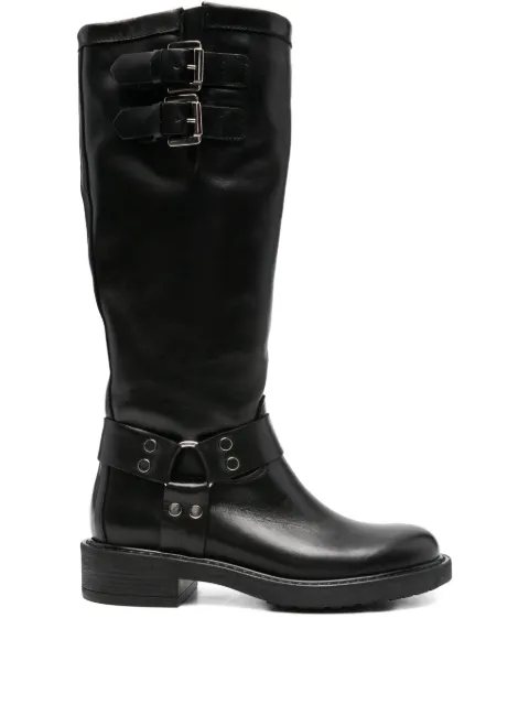Metisse 40mm buckle-strap leather boots