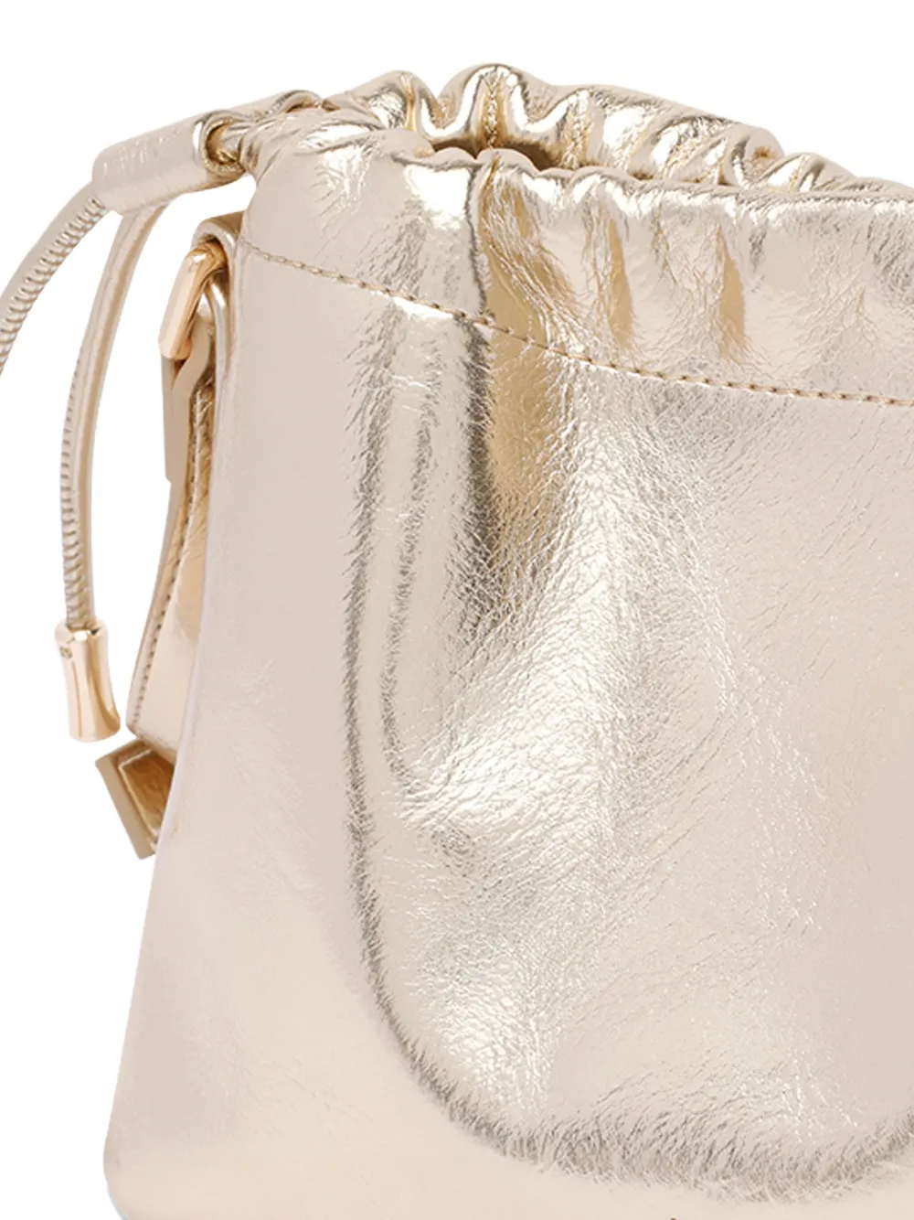 A.P.C. Ninon mini-schoudertas met trekkoord Goud