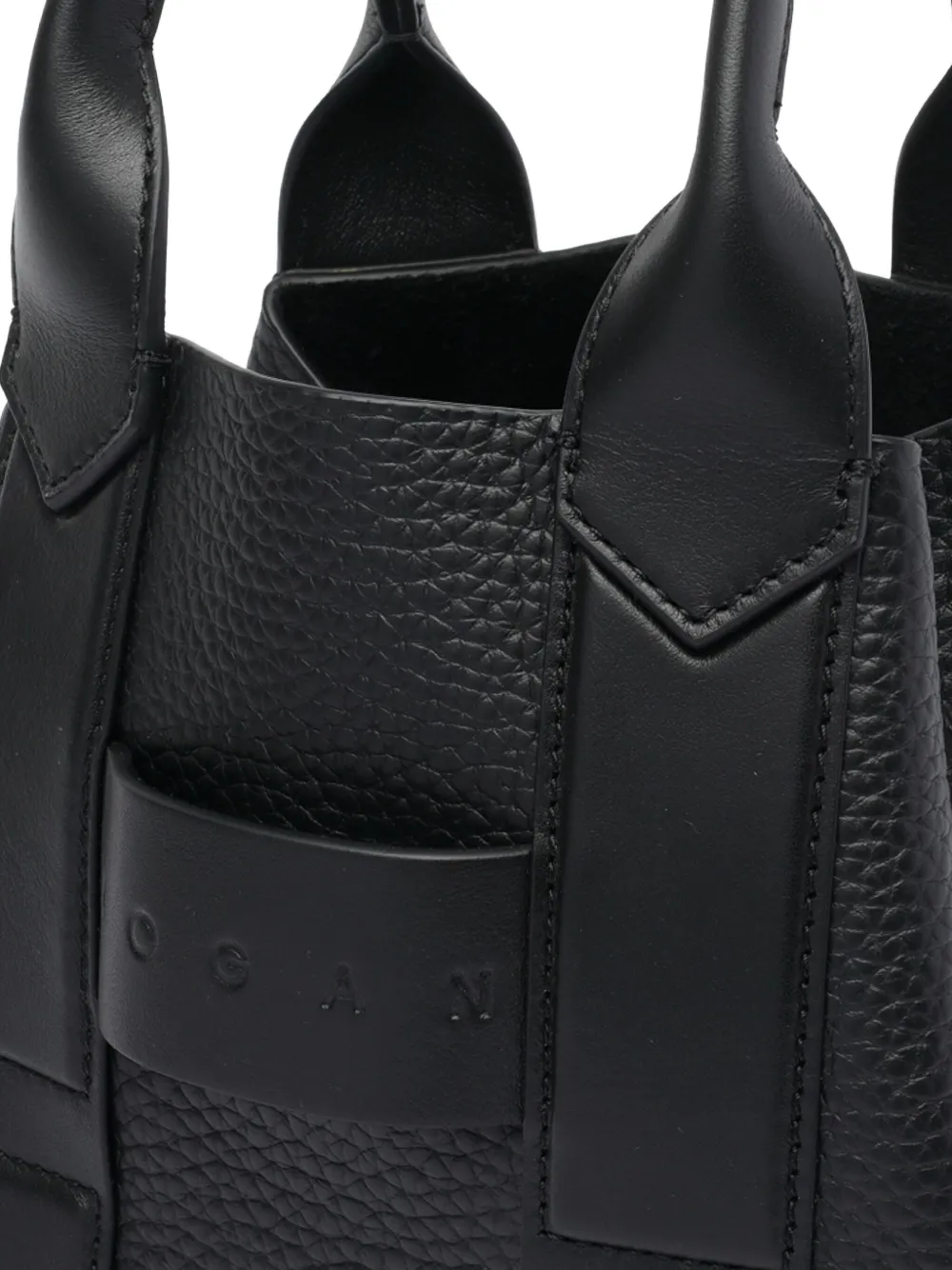 Hogan Script leren shopper Zwart