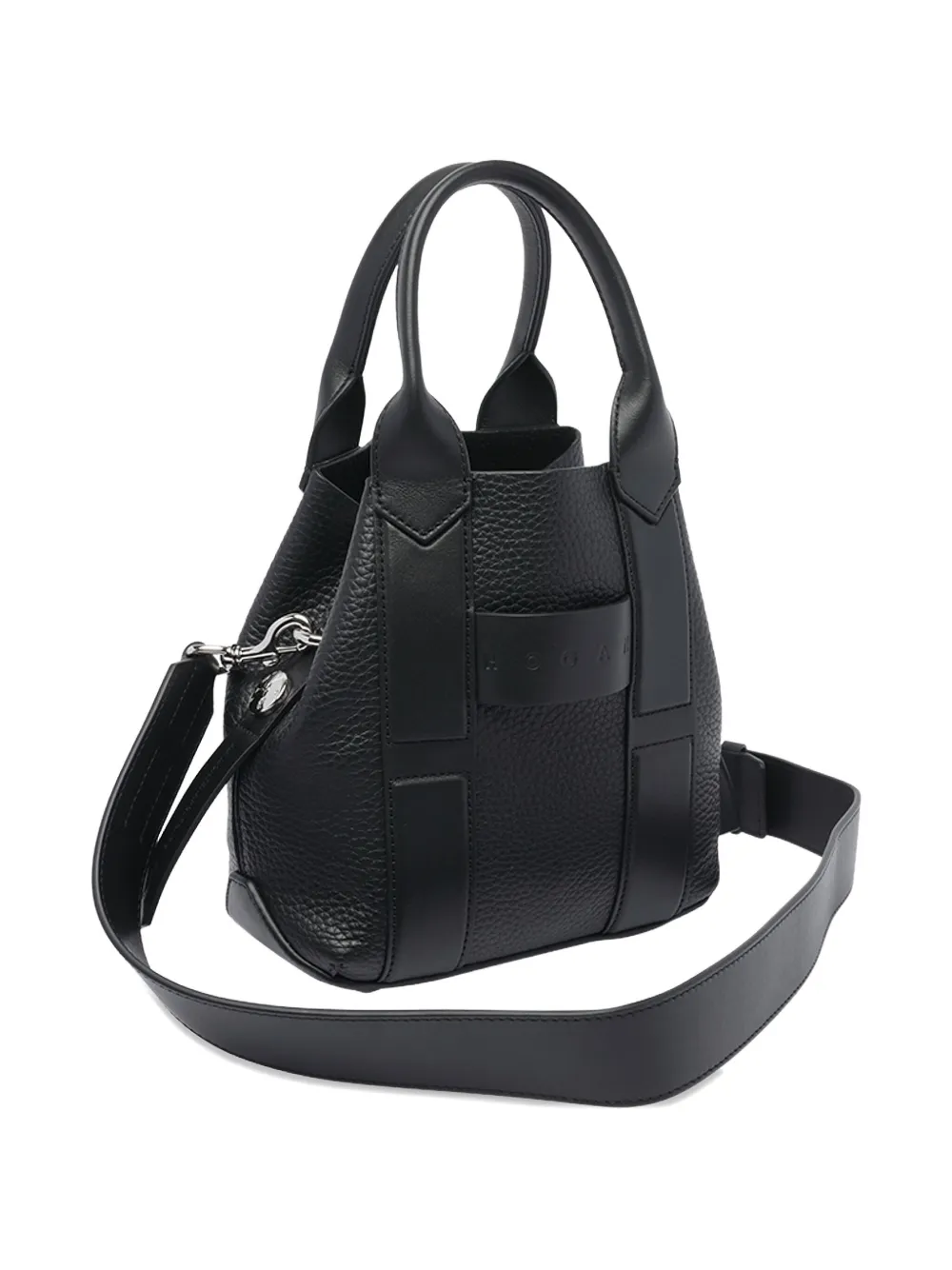 Hogan Script leren shopper Zwart