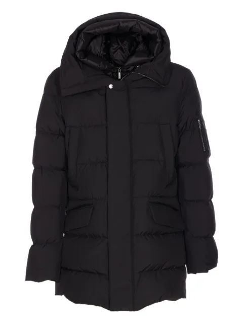 Moorer hooded padded jacket