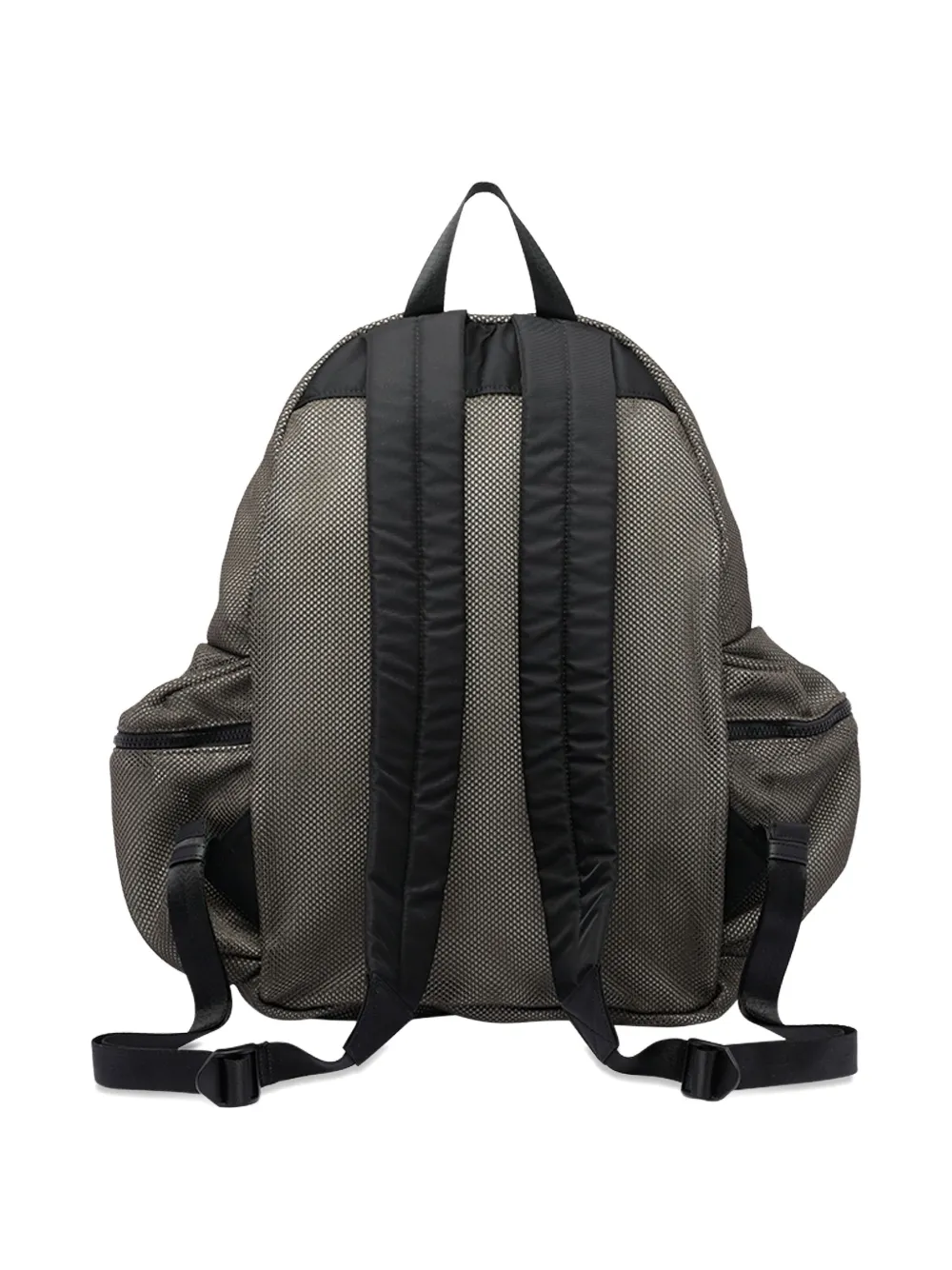 A.P.C. logo-print mesh backpack Bruin