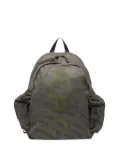 A.P.C. logo-print mesh backpack - Brown