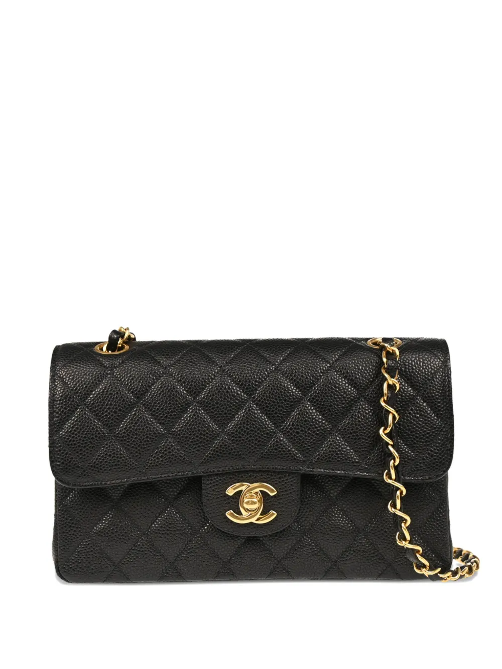CHANEL Pre-Owned 2003 small Classic Double Flap shoulder bag | Black | Image 1