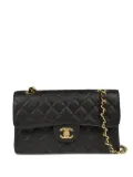 CHANEL Pre-Owned 2003 small Classic Double Flap shoulder bag - Black