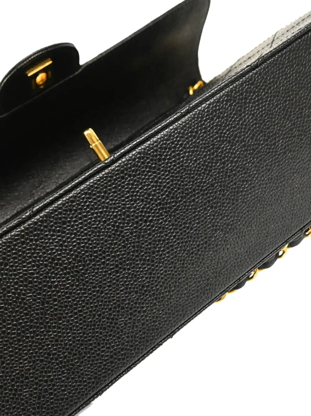 CHANEL Pre-owned 1998 Jumbo Classic Flap Shoulder Bag In Black