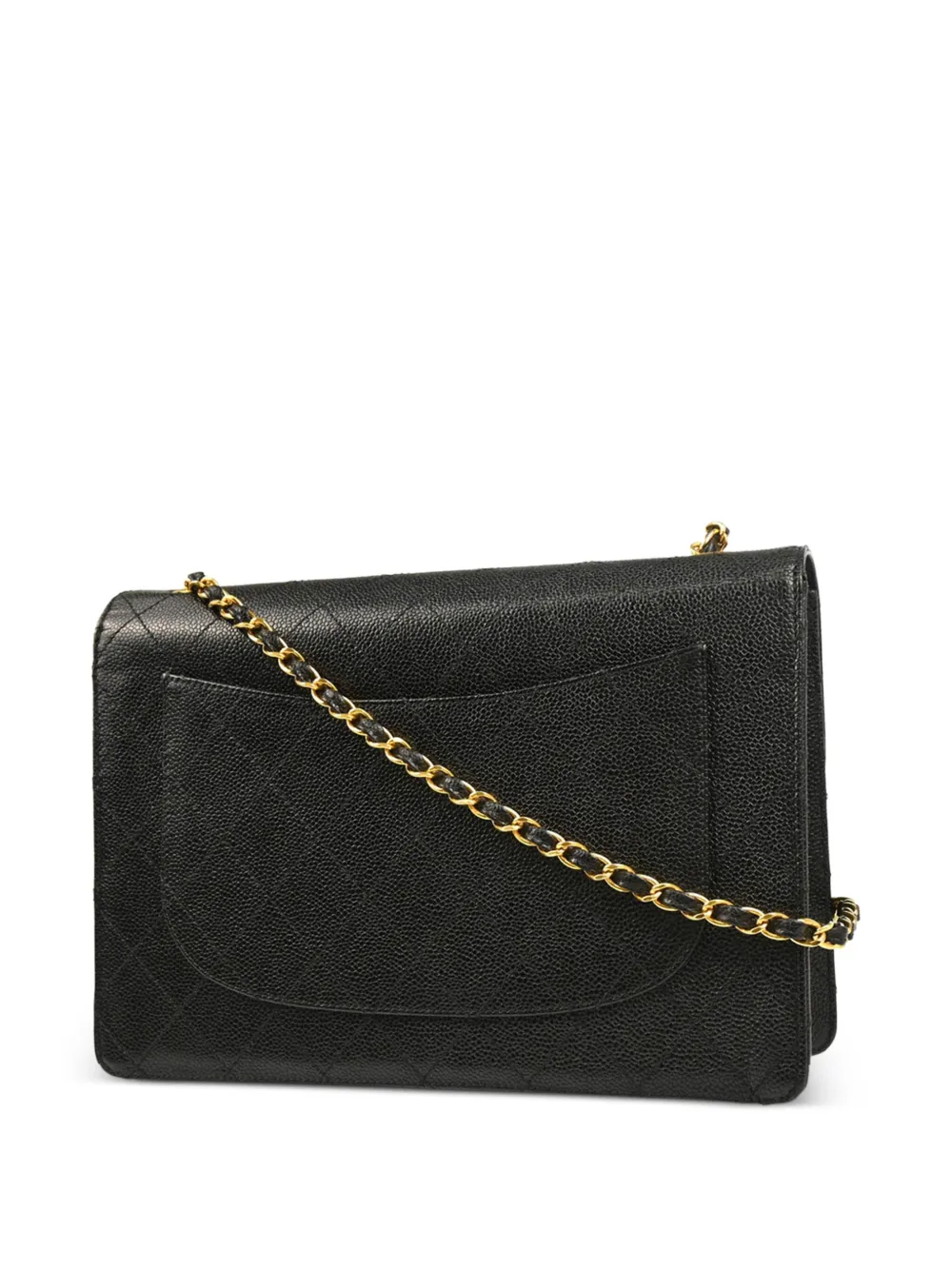CHANEL Pre-owned 1998 Jumbo Classic Flap Shoulder Bag In Black