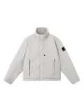 Stone Island logo-patch jacket - Grey