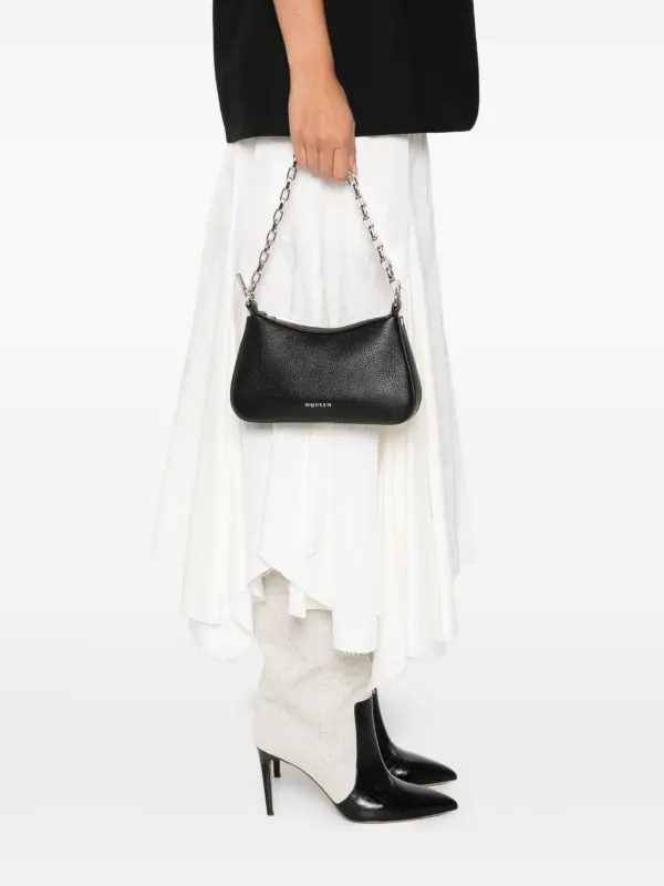 ALEXANDER MCQUEEN ショルダー レザーバッグ MCQUEEN レザー ショルダーバッグ | THE OUTNET (アウトネット)