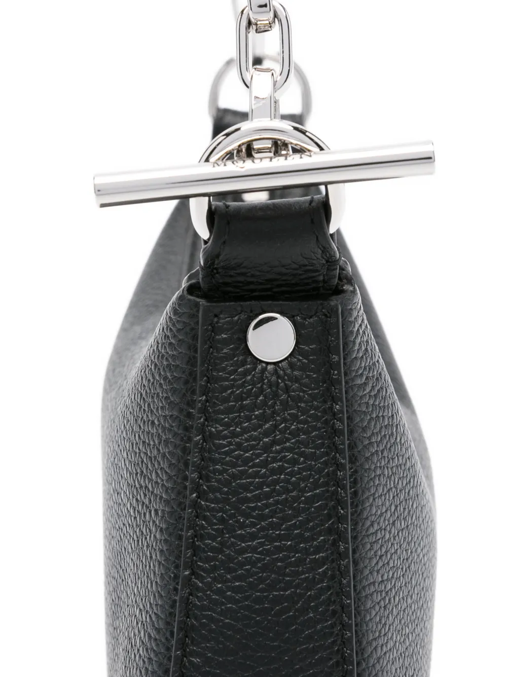 Alexander McQueen T-Bar leather shoulder bag Zwart