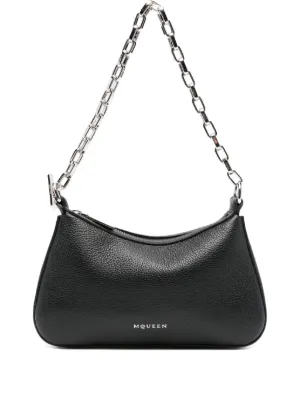 ショルダーバッグ・ポシェット ALEXANDER MCQUEEN Women Shoulder Bags 8103001VDDM1000 Black Women's McQueen T-Bar Sling Shoulder Bag in Black