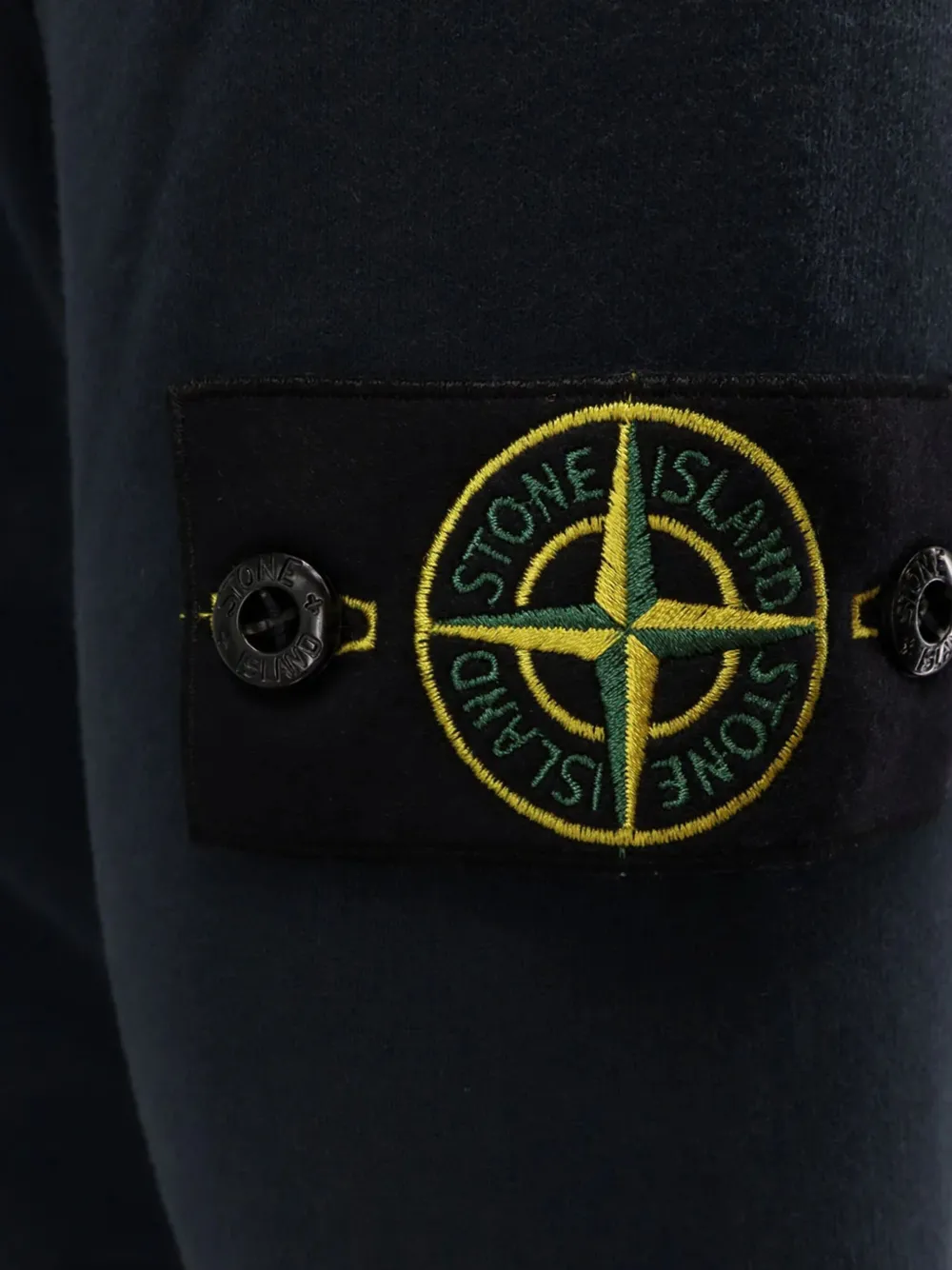 Stone Island zip-up hoodie Blauw
