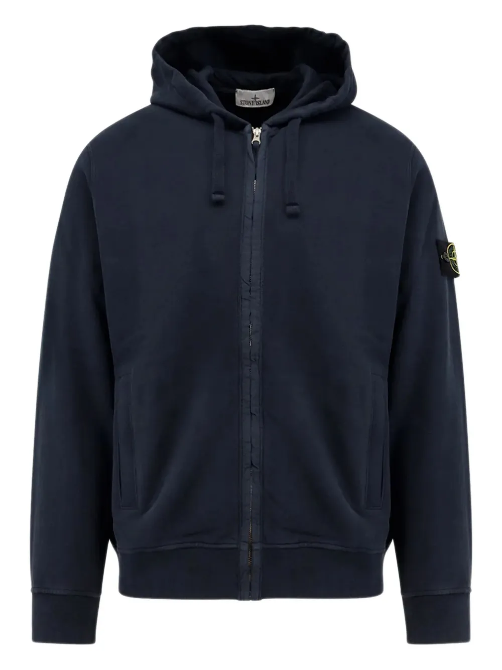 Stone Island zip-up hoodie Blauw