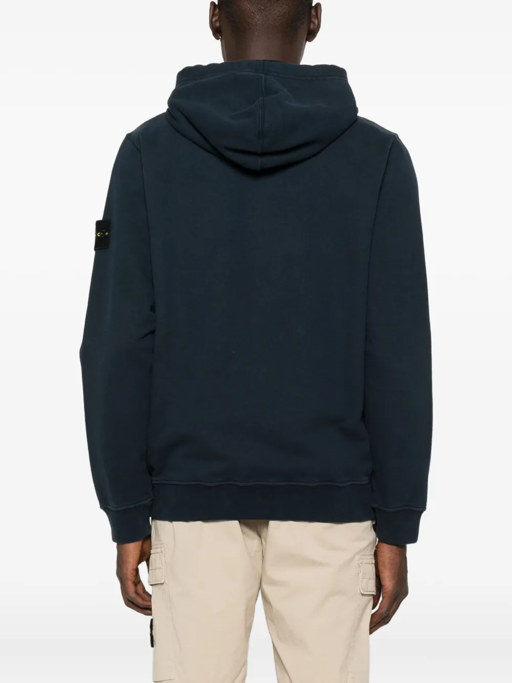 Stone Island Hoodie met rits Blauw