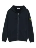 Stone Island zip-up hoodie - Blue