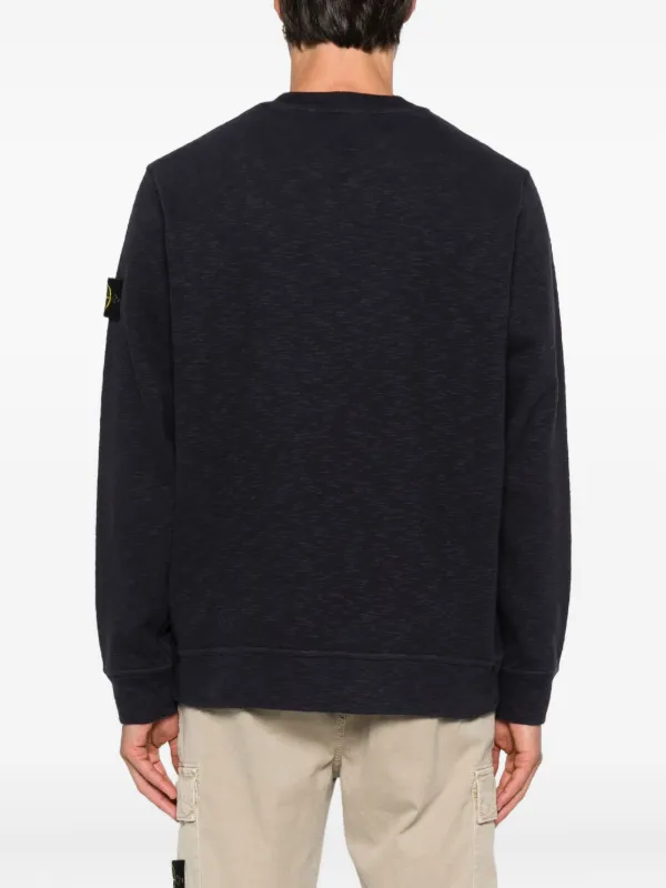 Stone Island パッチポケット スウェットシャツ | ブルー | FARFETCH JP