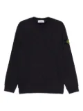 Stone Island patch-pocket cotton sweatshirt - Blue