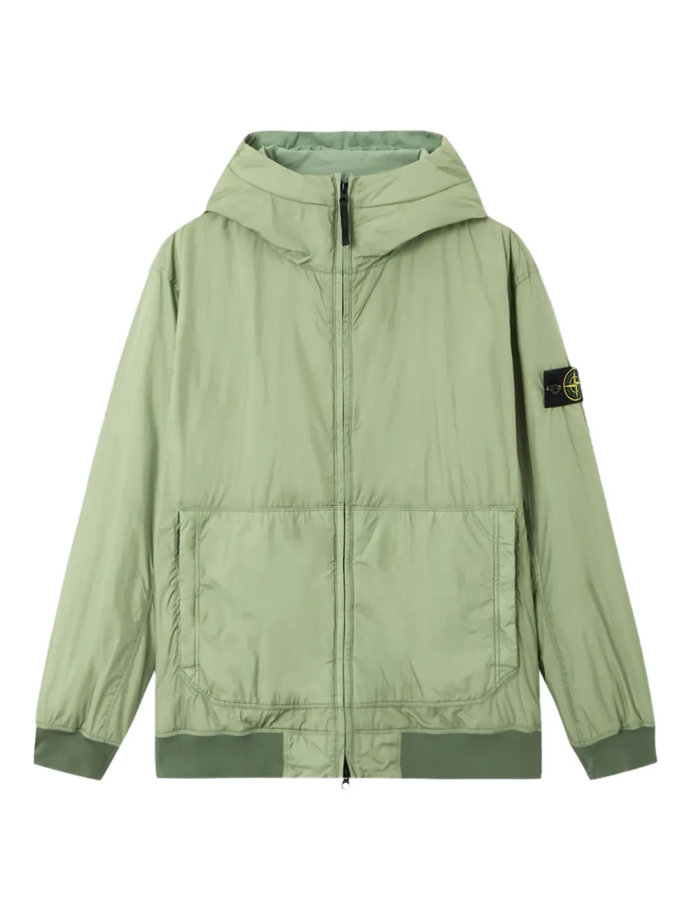 Stone Island Jack met rits Groen