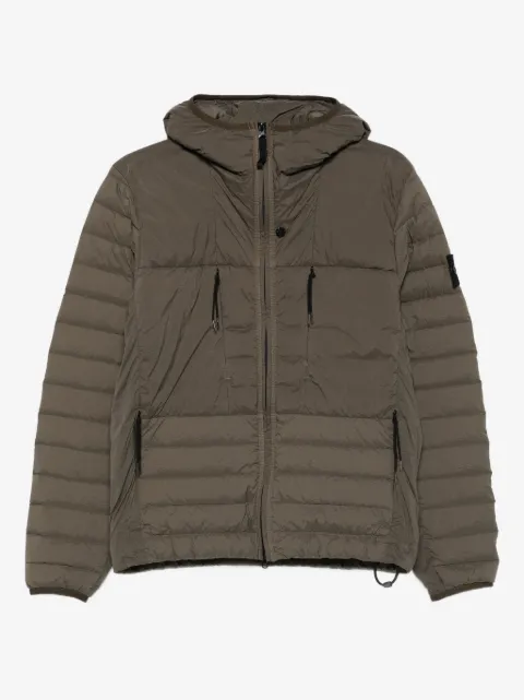 Stone Island hooded zip-fastening jacket