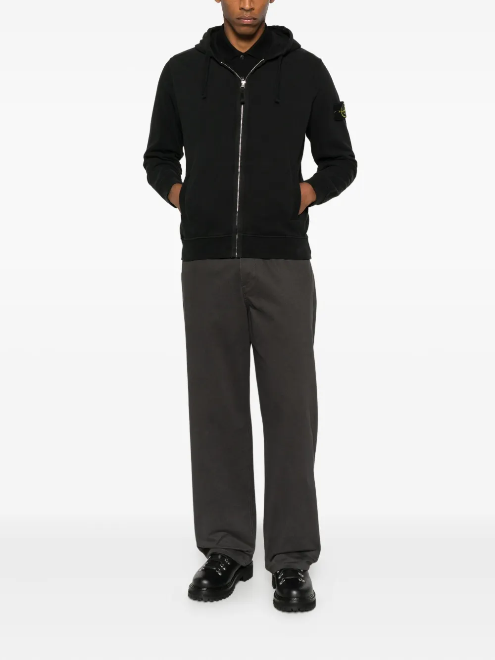 Stone Island zip-fastening hoodie | Hoodies | Image 2