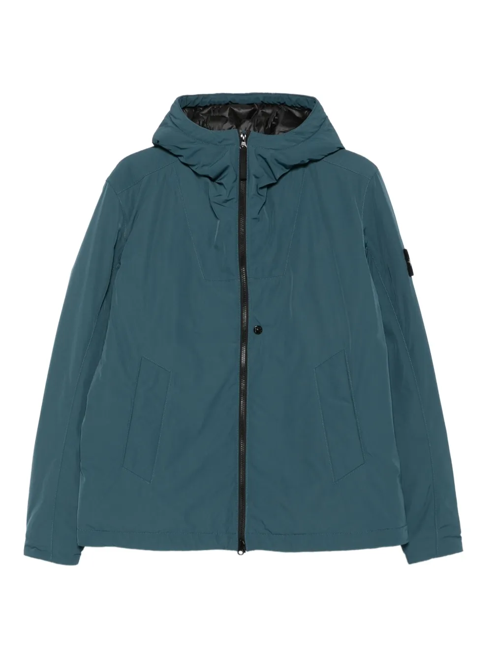 Stone Island 4100047 jack met capuchon en rits Blauw