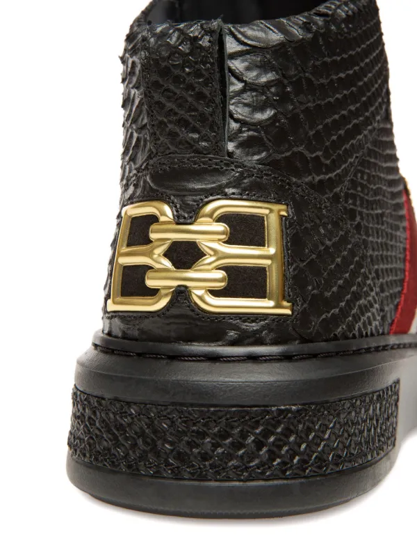Bally Meson stripe-detail high-top Sneakers | Black | FARFETCH Bally Meson stripe-detail high-top Sneakers | Black | FARFETCH