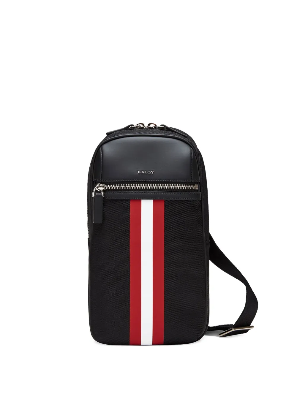 ribbon-stripe messenger bag