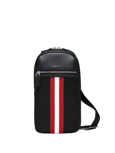 Bally ribbon-stripe messenger bag