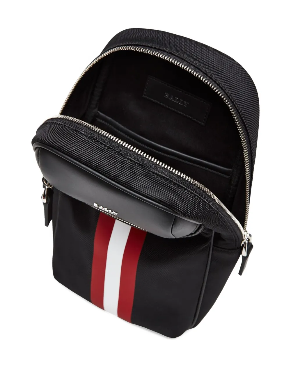 Bally Messengertas met lint Zwart