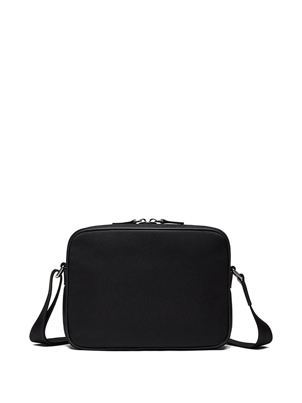 Bally Tharek ribbon-detail canvas messenger bag Zwart