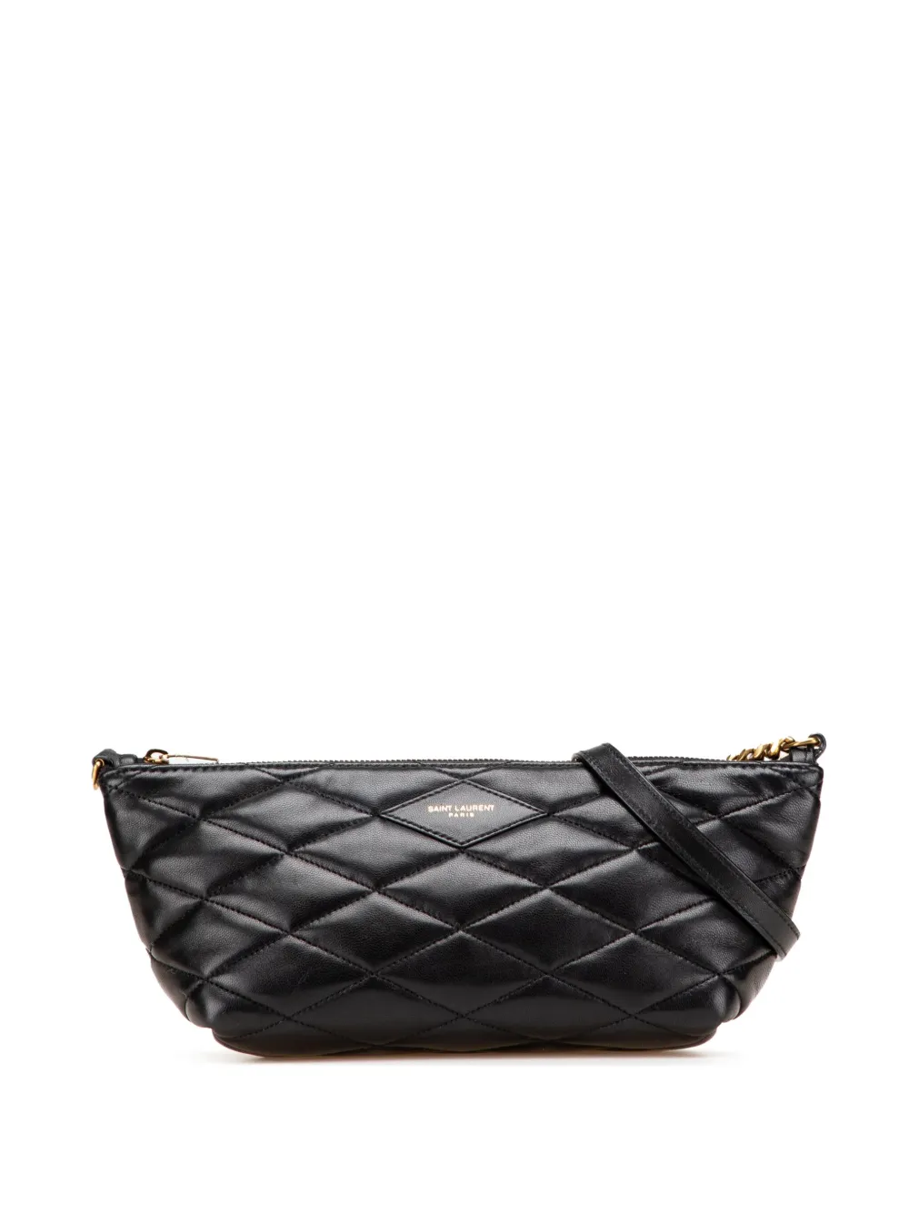 Pre-owned Saint Laurent 2023 Mini Quilted Lambskin Sade Shoulder Bag